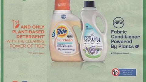 Tide 'Plant-Based Laundry Care' FSI