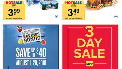 Food Lion 'Back to School Savings Bonus' Email Ad