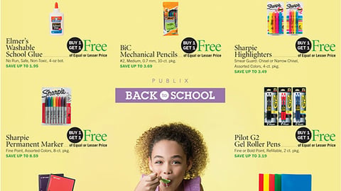 Publix 'Ready for School' Feature