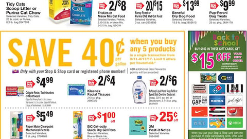 Stop & Shop 'Back to School' Feature