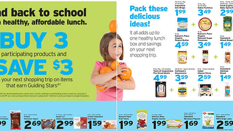 Hannaford 'Head Back to School' Feature