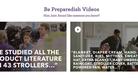 Babies "R" Us 'Be-Prepared-ish' Campaign