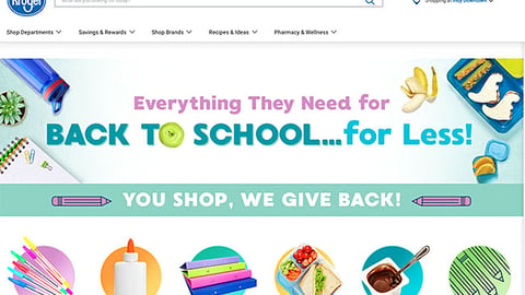 Kroger 'Back to School ... for Less' Microsite