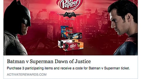 Food Lion 'Batman v Superman' Facebook Update
