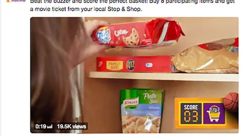 Stop & Shop 'Beat the Buzzer' Twitter Update