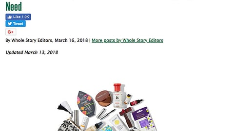 Whole Foods 'Beautiful Sale' Blog Post