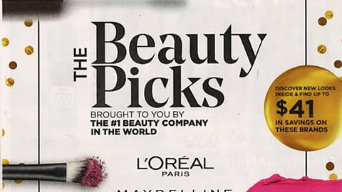 L'Oreal 'New Year, New Look' FSI
