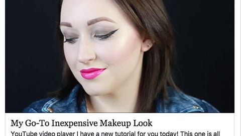 Kroger 'Beauty Routine' Facebook Update