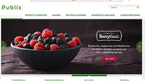 Publix 'We're Celebrating' Carousel Ad