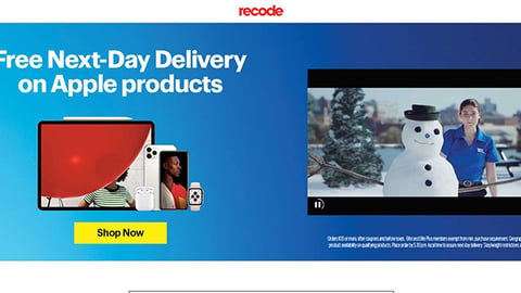 Best Buy Apple Vox.com Display Ad