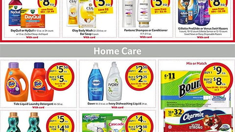Southeastern Grocers P&G 'Mix or Match' Features