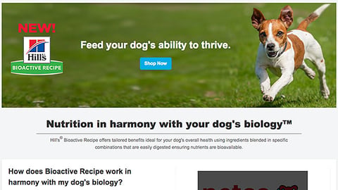 Petco Hill's Bioactive Recipe Brand Showcase