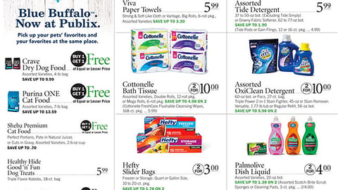 Publix Blue Buffalo 'Pick Up Your Pets' Favorites' Feature