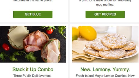 Publix Blue Buffalo 'Pick Up Your Pets' Favorites' Email Ad
