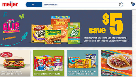 Meijer General Mills Box Tops for Education Display Ad