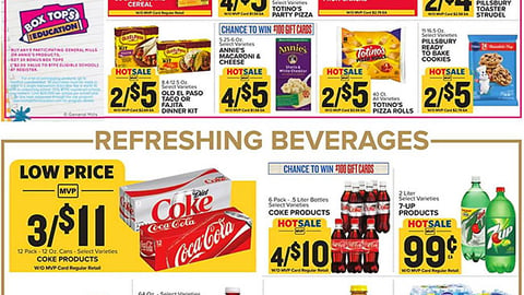 Food Lion General Mills 'Bonus Box Tops' Feature