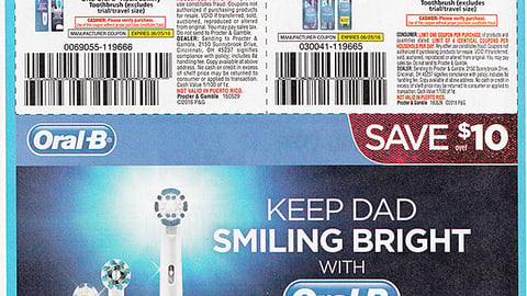 Oral-B 'Keep Dad Smiling Bright' FSI