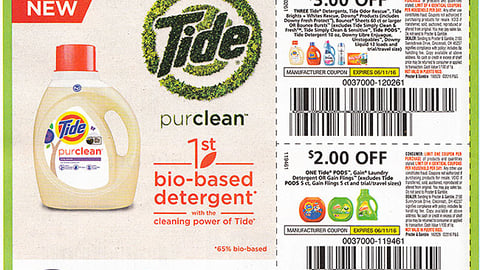 Tide Purclean 'Bio-Based' FSI
