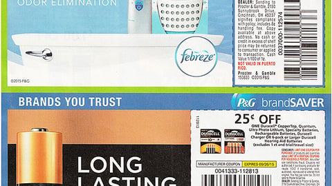 Febreze 'Instant + Nonstop' FSI