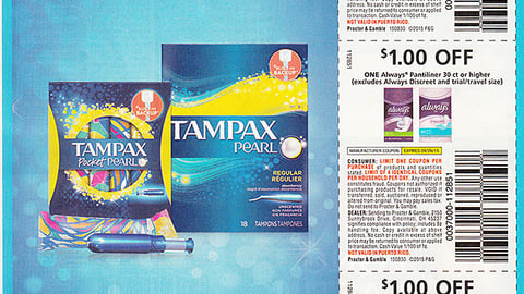 Tampax 'Our Best Protection' FSI