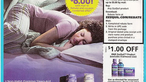 ZzzQuil 'Sleep Soundly' FSI