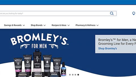 Kroger Bromley's for Men Carousel Ad