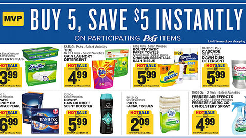 Food Lion P&G 'Buy 5' Feature