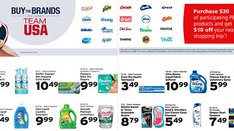 Hannaford P&G 'Support Team USA' Feature