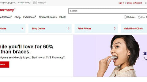 CVS SmileDirectClub Carousel Ad
