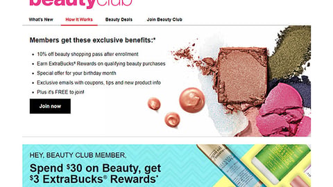 CVS 'Hey, Beauty Club Member' Display Ad