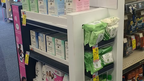 Unilever CVS 'Love Your Skin' Endcap Display
