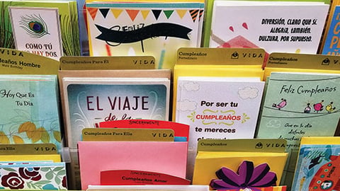 CVS/Pharmacy Y Mas Greeting Card Display