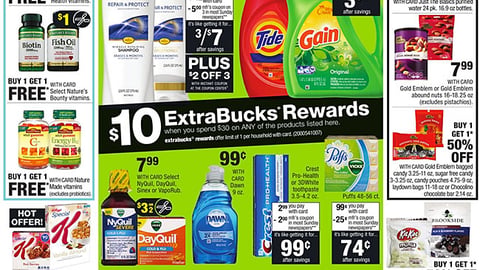 CVS P&G ExtraBucks Feature