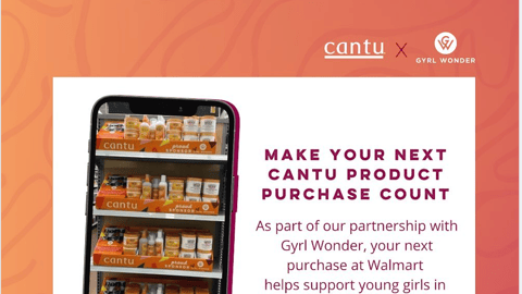 Cantu Walmart 'Support Young Girls' Facebook Update