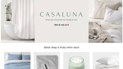 Target Casaluna Brand Page