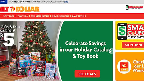 Family Dollar 'Celebrate Savings' Carousel Ad