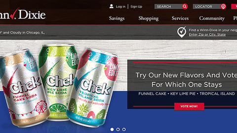 Winn-Dixie Chek 'Try Our New Flavors' Carousel Ad