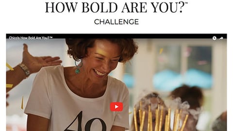 Chico's #HowBoldAreYou Social Campaign