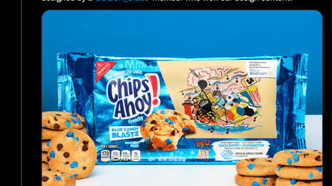 Chips Ahoy 'Follow Your Art' Tweet