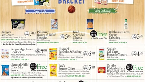 Publix General Mills 'Choose Your Snack Bracket' Feature
