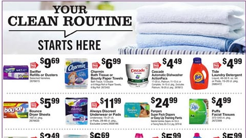 Ahold USA P&G 'Your Clean Routine' Feature
