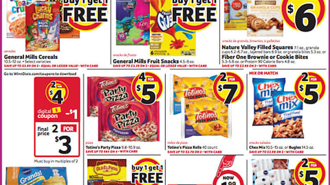Winn-Dixie General Mills 'Clip for Local Schools' Feature