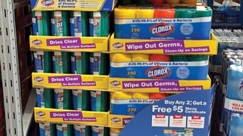 Clorox 'Inside Out' Pallet Wrap