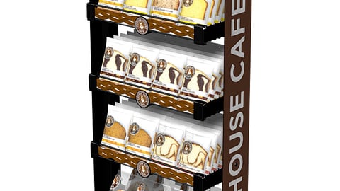 Coffee House Cafe Counter Display