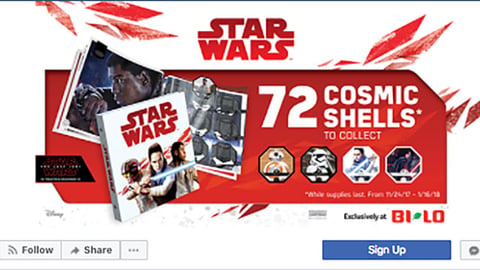 Winn-Dixie '72 Cosmic Shells' Facebook Cover
