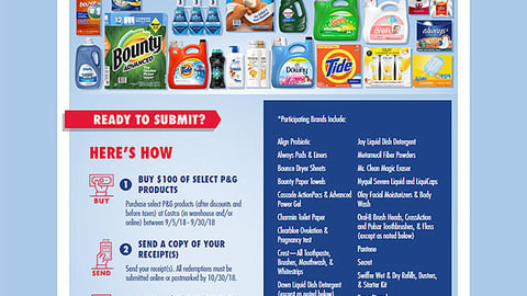 P&G Costco 'Spend $100' Microsite