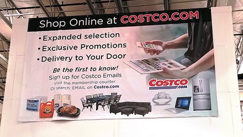 Costco 'Shop Online' Banner