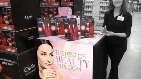 P&G 'Best of Beauty' Costco Sampling Station