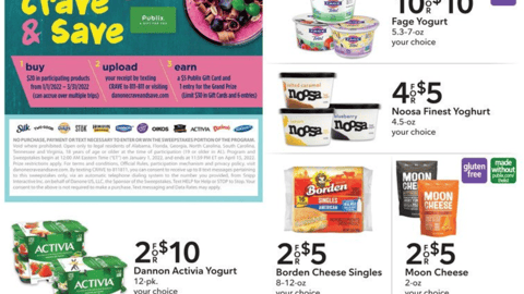 Publix Danone 'Crave & Save' Feature