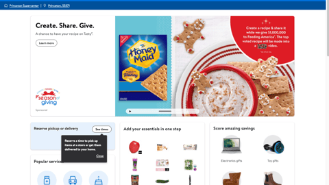 Walmart Nabisco 'Create. Share. Give' Carousel Ad